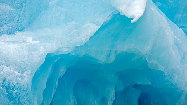 Hielo en el Ártico derritiéndose