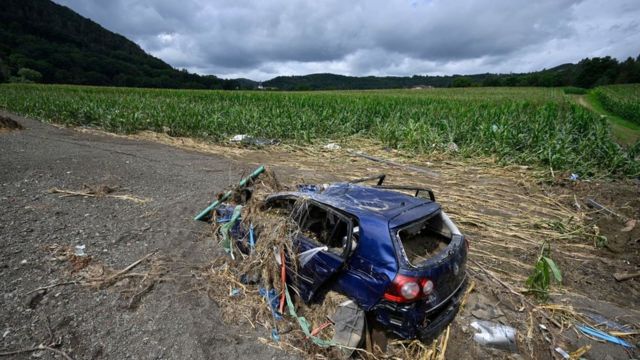 Наслідки повені у Німеччині