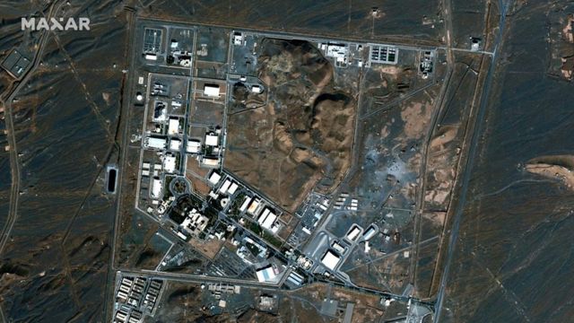 Satellite image of Natanz nuclear plant, taken October 2020