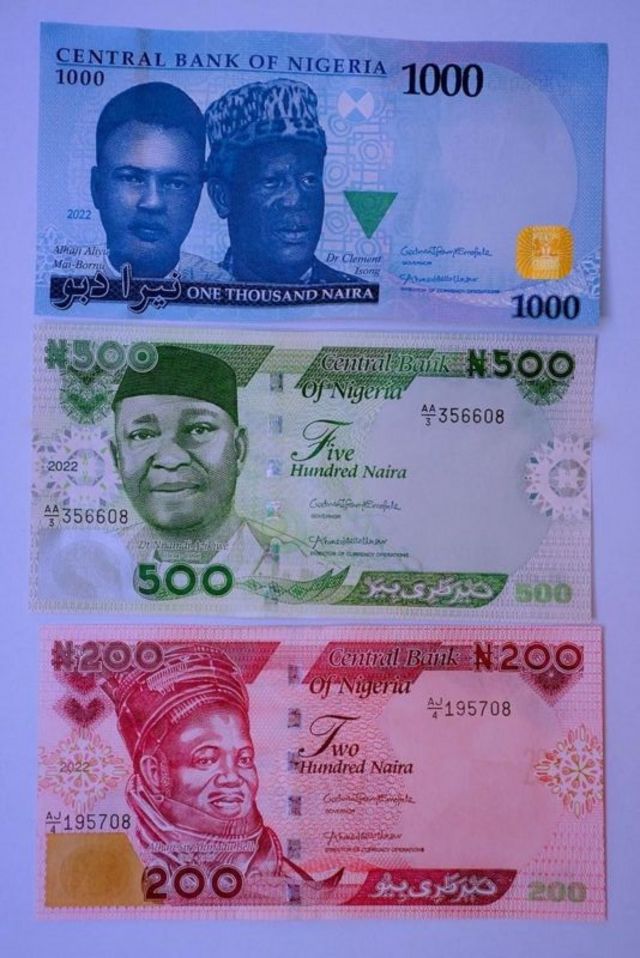 New naira notes 2022 Nigeria money wey currently dey in circulation