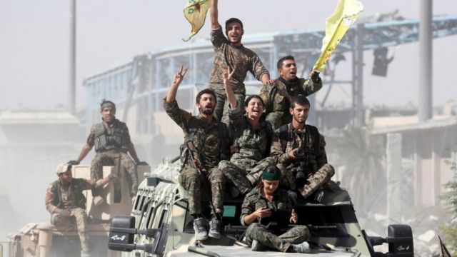 Syrian Democratic Forces fighters