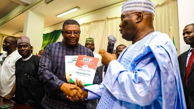 Atiku nílé ẹgbẹ PDP