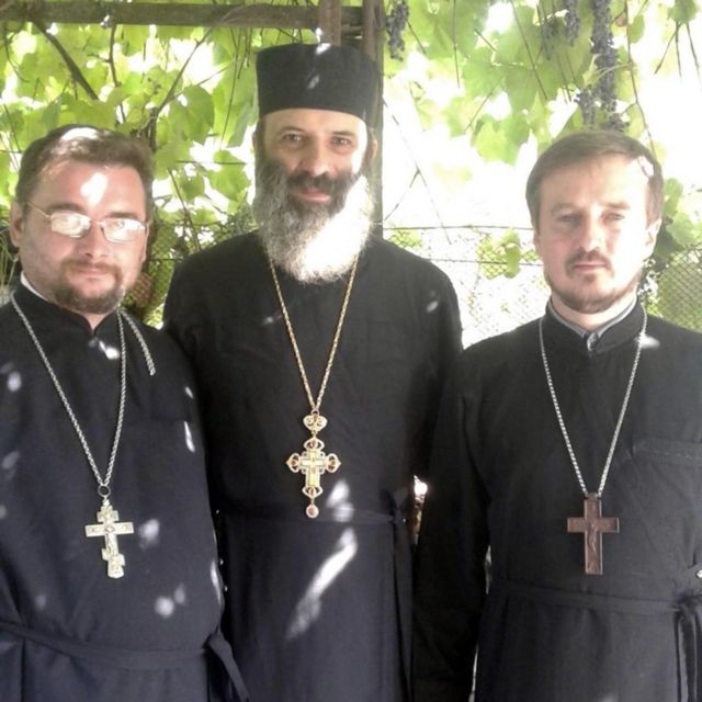 Rostyslav Dudarenko, Pavlo Naydenov, Serhii Tsoma (left to right)