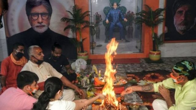 Well-wishers have been praying for Amitabh Bachchan