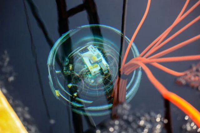 กล้องโทรทรรศน์ตรวจจับนิวทริโน Baikal - GVD หลายตัว ถูกหย่อนลงใต้น้ำไปที่ระดับความลึก 750 - 1,300 เมตร