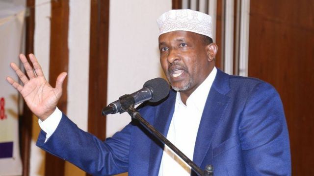 Xilidhibaan Aaden Barre Ducaale oo ka tirsan barlamaanka dalka Kenya