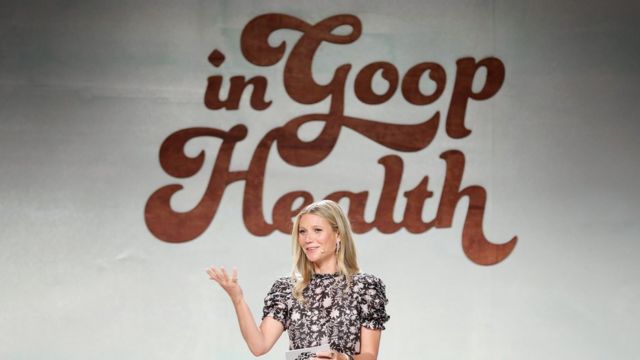 Gwyneth Paltrow em um evento da Goop em junho de 2018 na Califórnia