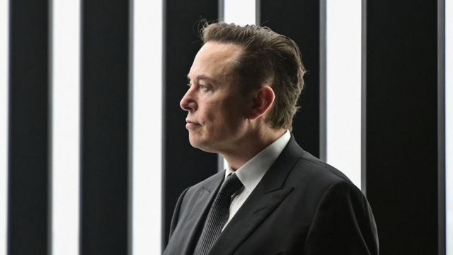 A photograph of Elon Musk