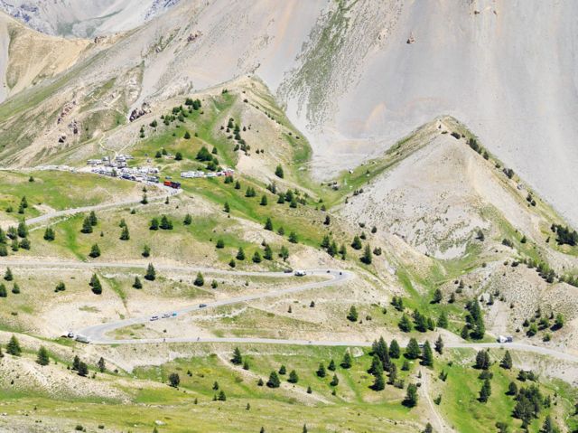 Col d'Izoard: the summit and the descent south towards Guillestre