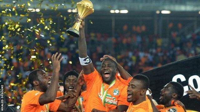 Ikipe ya Cote d'Ivoire ifite igikombe muri 2015