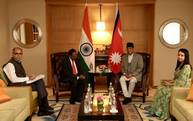 Indian National Security Advisor meets PM Prachanda