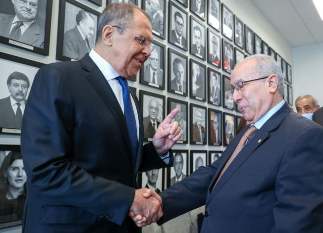 لقاء جمع وزير الخارجية الروسي ونظيره الجزائري في نيويورك العام الماضي