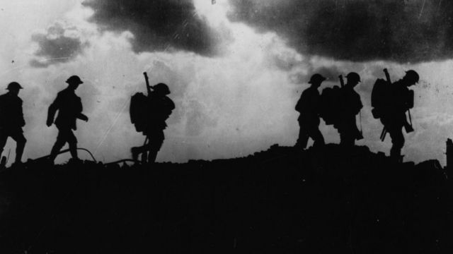 Soldados en la Primera Guerra Mundial