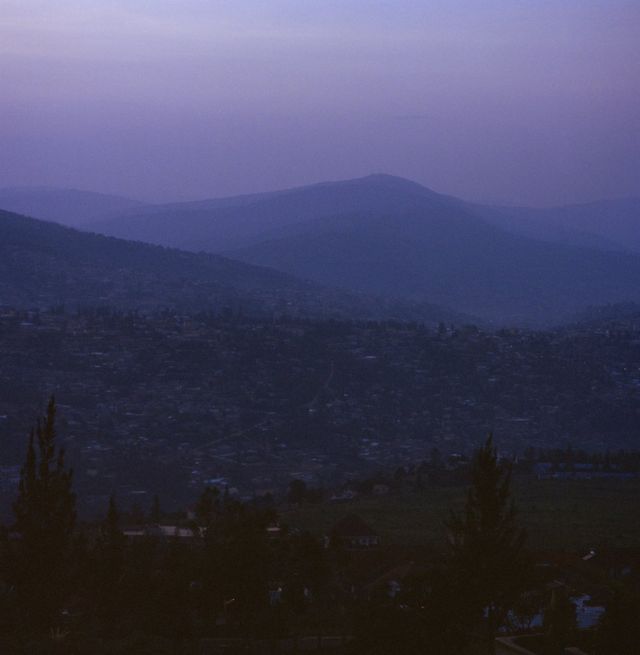 Imisozi muri Kigali ku mugoroba