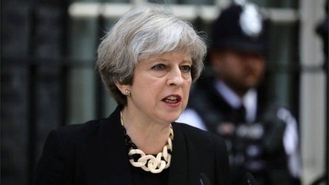 英國首相特雷莎·梅(又譯 文翠珊)