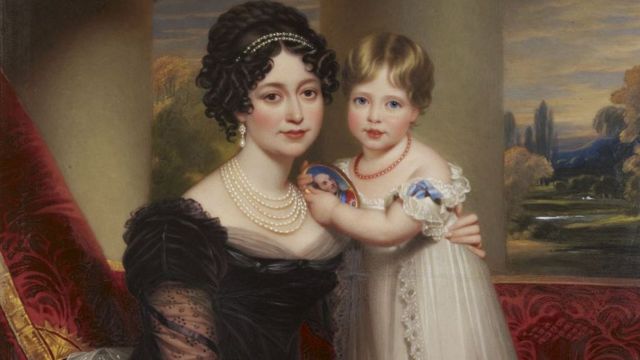 Герцогиня Кентская с дочерью Викторией
