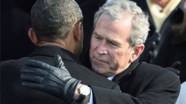 Bush ya gaji Clinton