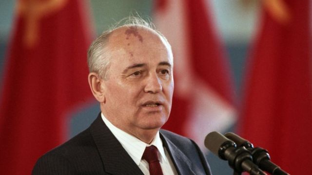 Mikhail Gorbachev phát biểu trong chuyến thăm Ottawa, Canada, 1990