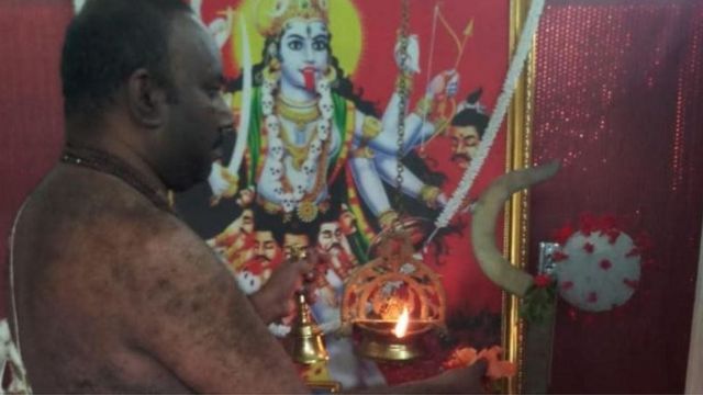 Kerala man builds a shrine for 'Corona Devi' to ward off COVID-19 pandemic