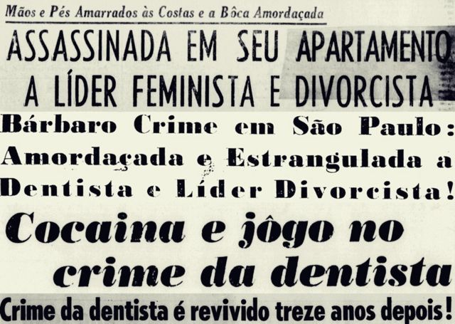 Reprodução de jornal antigo