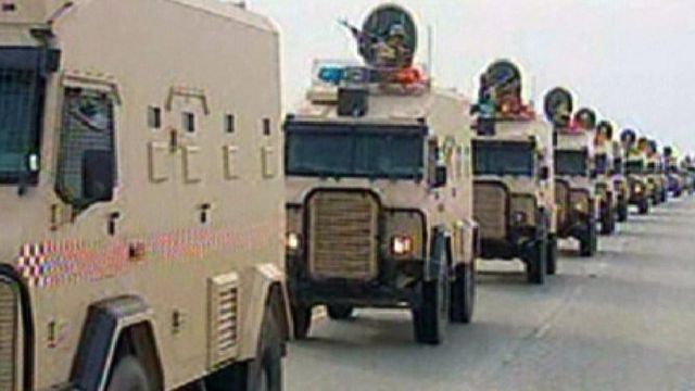قوات درع الجزيرة تدخل البحرين