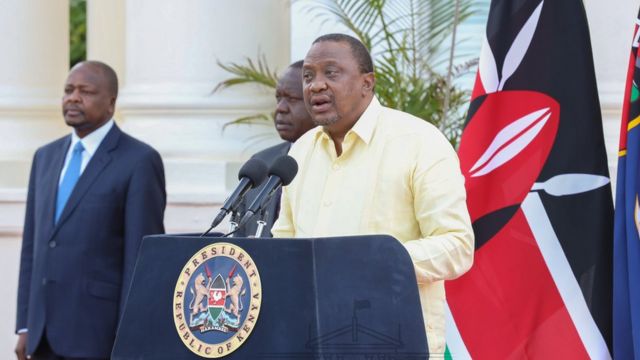 Virusi Vya Corona: Rais Kenyatta Atangaza Marufuku Ya Kutotembea Mjini ...