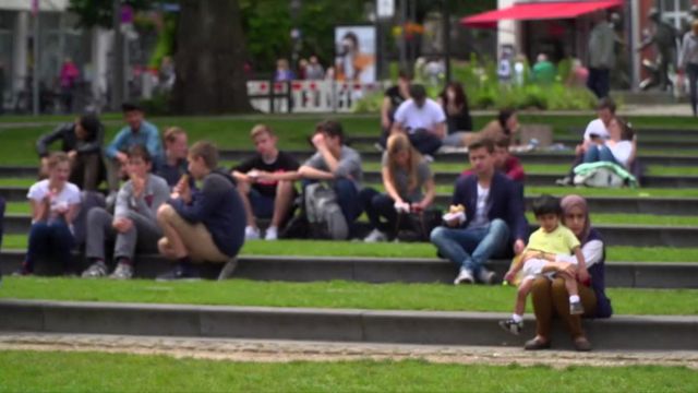A park in Aachen, Germany.