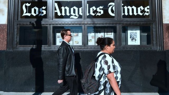 Le Los Angeles Times est l'un des plus célèbres journaux sud-africains