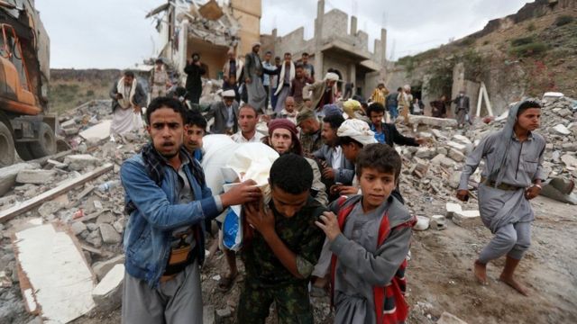 الأمم المتحدة توافق على إرسال محققين في جرائم الحرب إلى اليمن - BBC News  عربي