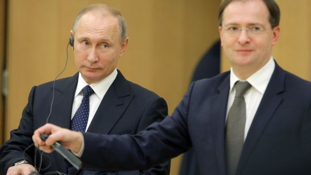 Путин и Мединский