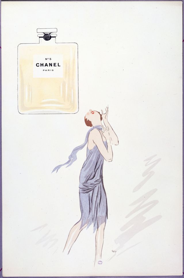 Реклама духов Chanel No. 5, 1921 год