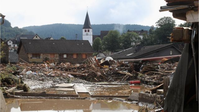 Germany floods: Rhineland-Palatinate German state be worst hit for west Germany and Belgium floods