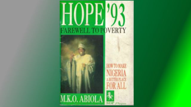 Iwe ipolongo ibo Abiola ni 1993