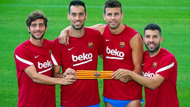 Barcelona players