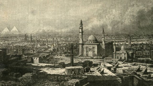 19ویں صدی کے قاہرے کا ایک منظر