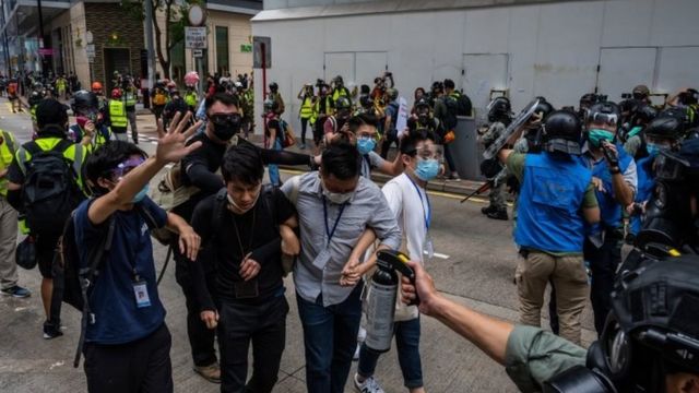 protes di Hong Kong