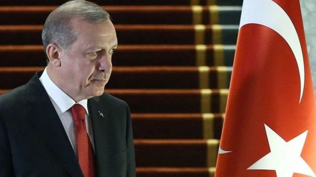 Erdogan ayaa xaqiijiyay in uu la dagaallamayo Taalibaan