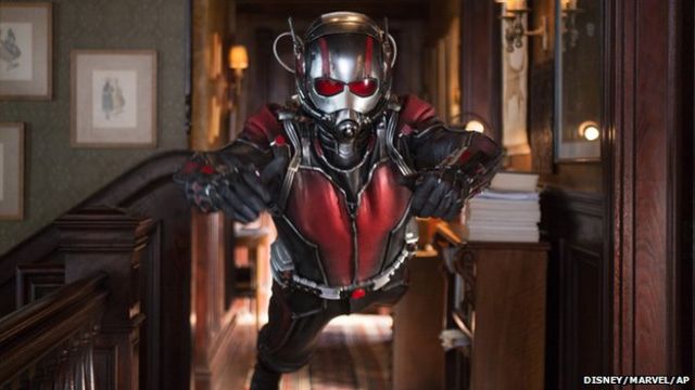 Ant-Man edges out Pixels at US box office - BBC News