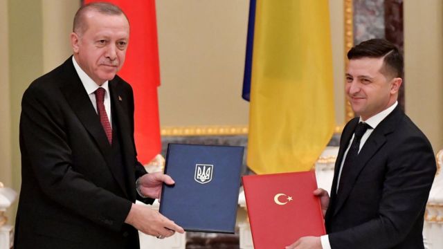 Erdogan and Zelensky.