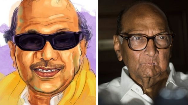 ''கொட்டும் மழையில் பிரசாரம் செய்த சரத் பவார் கருணாநிதியை நினைவுபடுத்தினார்''