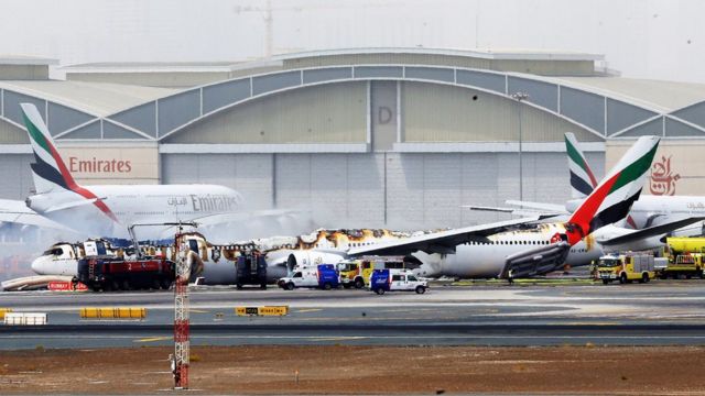 Avión de Emirates
