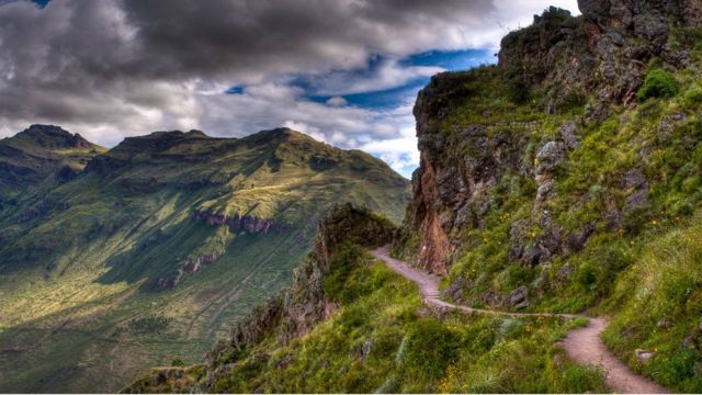 Trilha para Machu Picchu