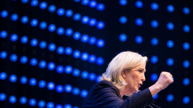 Marine Le Pen, 17 June