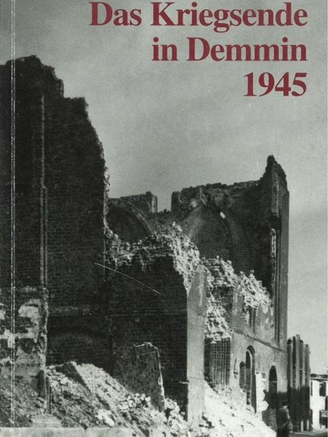 Portada de un folleto sobre los ocurrido en Demmin en 1945.