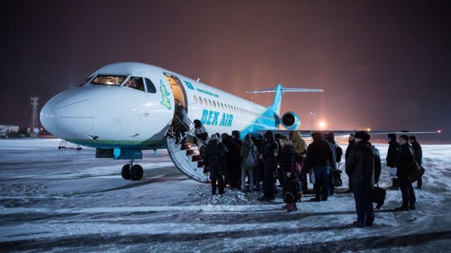 Bek Air flight for Astana for 2018