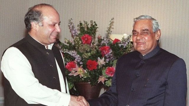 நவாஸ் ஷெரிப் மற்றும் வாஜ்பேயி