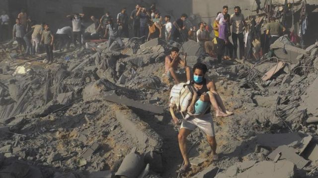 Explosión en Gaza