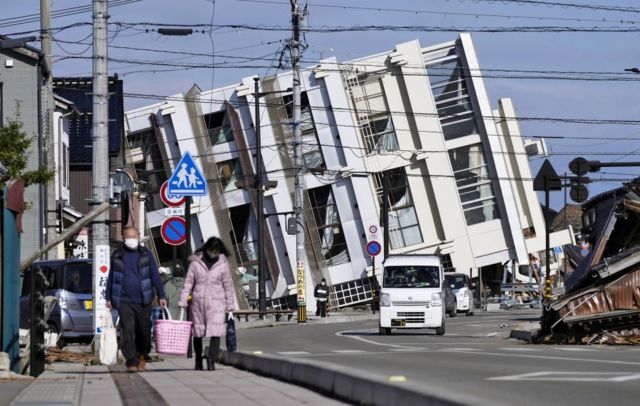 Зелмлетрясение на полуострове Ното