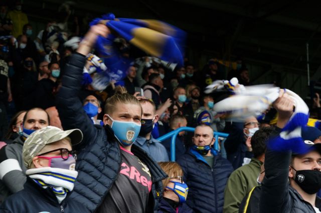 Leeds fans at Elland Road