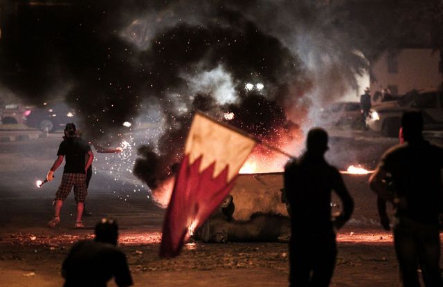 اعتراض‌های خیابانی شیعیان بحرین در سال ۲۰۱۴ که با سرکوب شدید نیروهای امنیتی روبه‌رو شد